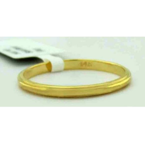 Solid Band Ring 14k Yellow Gold